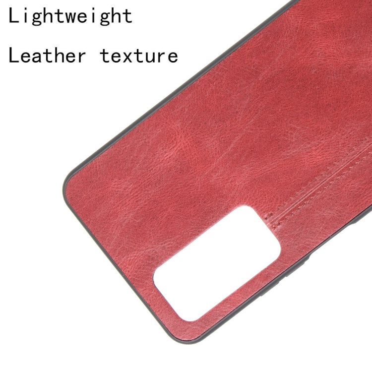 For Huawei Honor Play4 Shockproof Sewing Cow Pattern Skin PC + PU + TPU Case