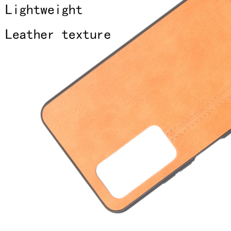 For Huawei Honor Play4 Shockproof Sewing Cow Pattern Skin PC + PU + TPU Case