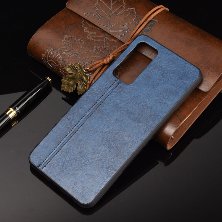 For Huawei Honor Play4 Shockproof Sewing Cow Pattern Skin PC + PU + TPU Case