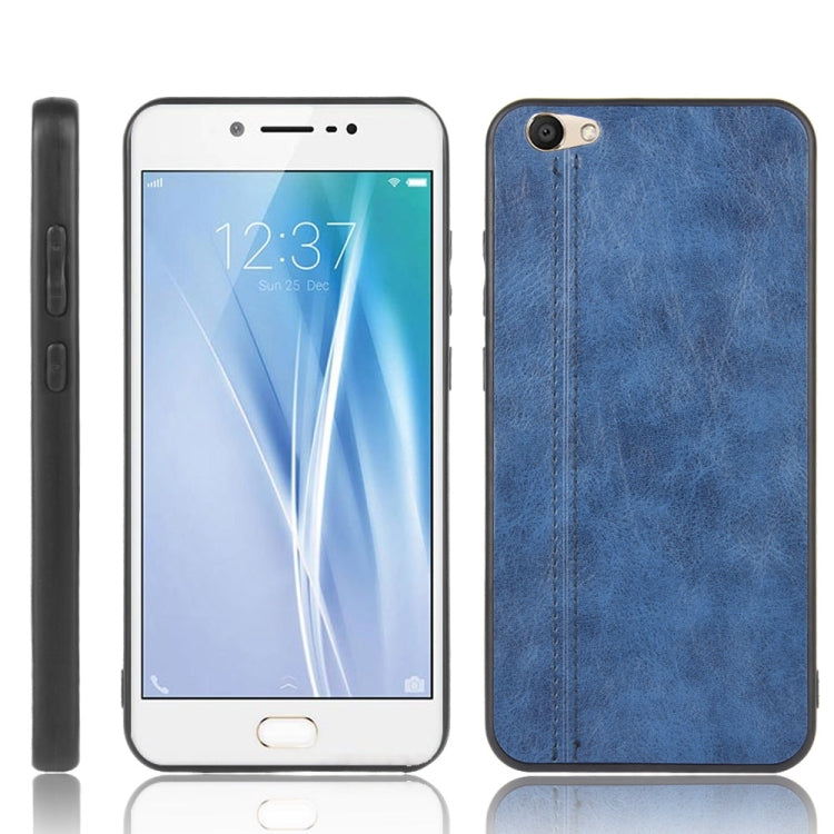 For Vivo V5/Y67 Shockproof Sewing Cow Pattern Skin PC + PU + TPU Case
