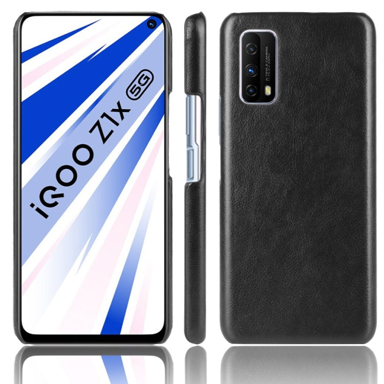 For Vivo Z1x  Shockproof Litchi Texture PC + PU Case