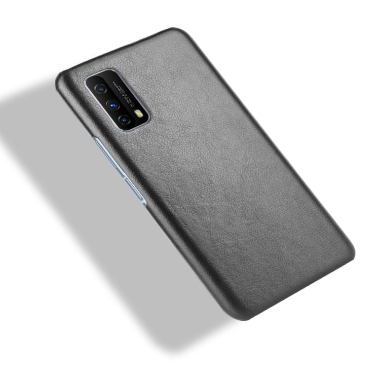 For Vivo Z1x  Shockproof Litchi Texture PC + PU Case