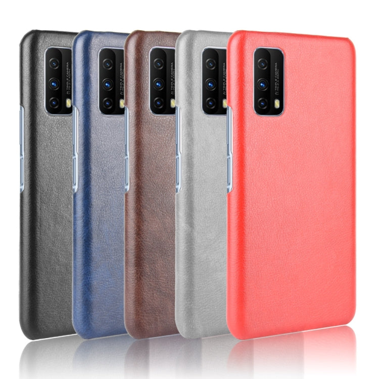 For Vivo Z1x  Shockproof Litchi Texture PC + PU Case