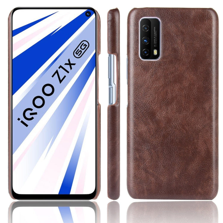 For Vivo Z1x  Shockproof Litchi Texture PC + PU Case