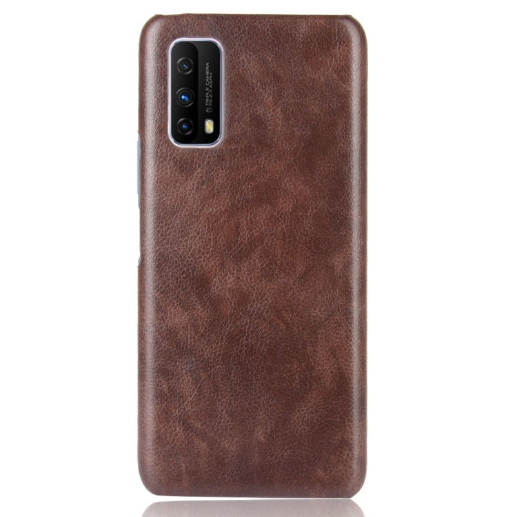 For Vivo Z1x  Shockproof Litchi Texture PC + PU Case