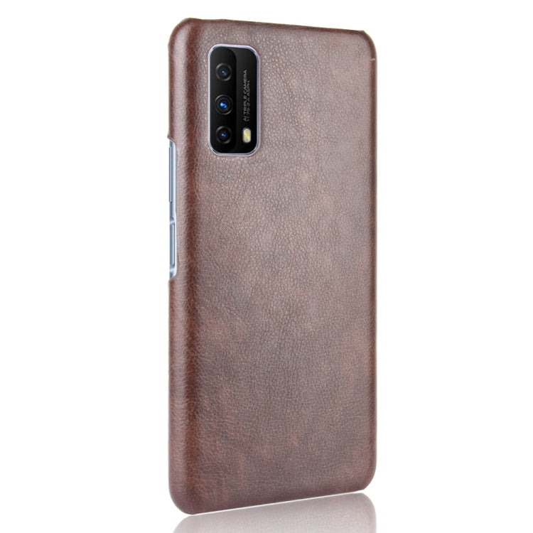 For Vivo Z1x  Shockproof Litchi Texture PC + PU Case