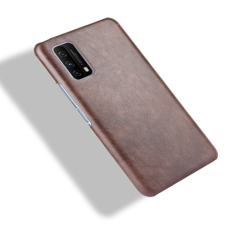 For Vivo Z1x  Shockproof Litchi Texture PC + PU Case