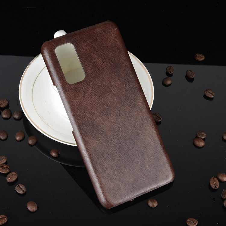 For Vivo Z1x  Shockproof Litchi Texture PC + PU Case