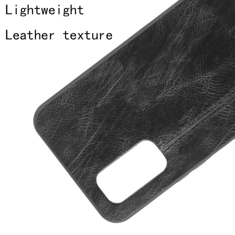 For Vivo Z1x Shockproof Sewing Cow Pattern Skin PC + PU + TPU Case