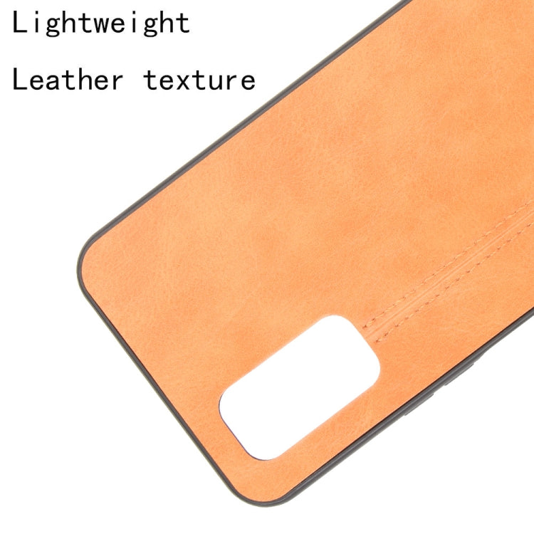 For Vivo Z1x Shockproof Sewing Cow Pattern Skin PC + PU + TPU Case