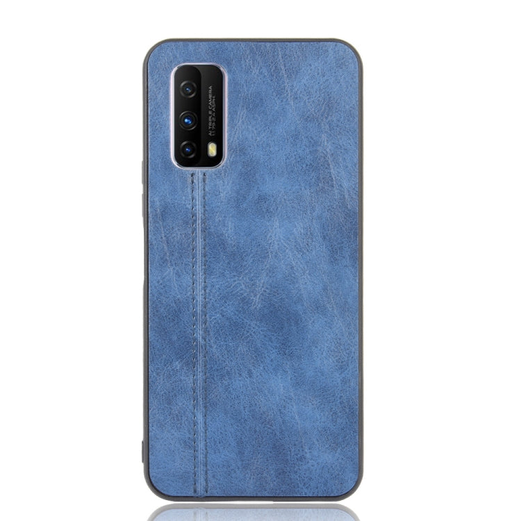 For Vivo Z1x Shockproof Sewing Cow Pattern Skin PC + PU + TPU Case