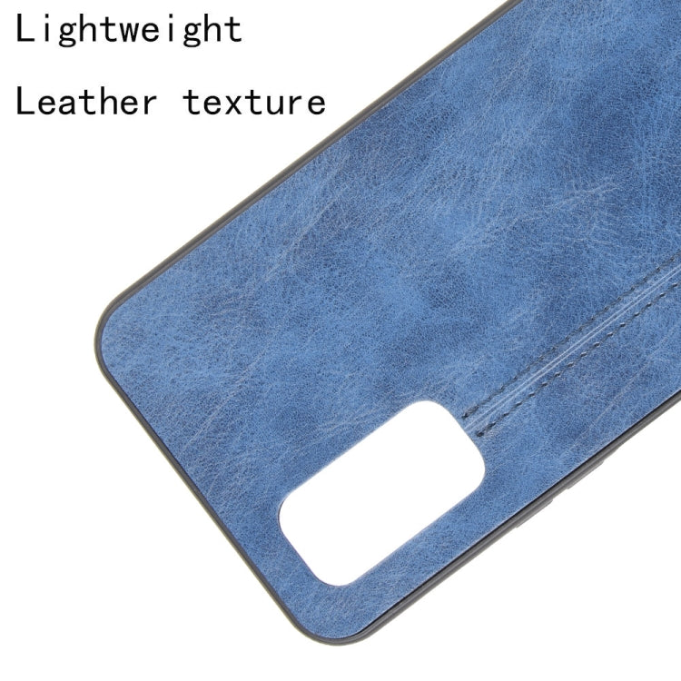 For Vivo Z1x Shockproof Sewing Cow Pattern Skin PC + PU + TPU Case