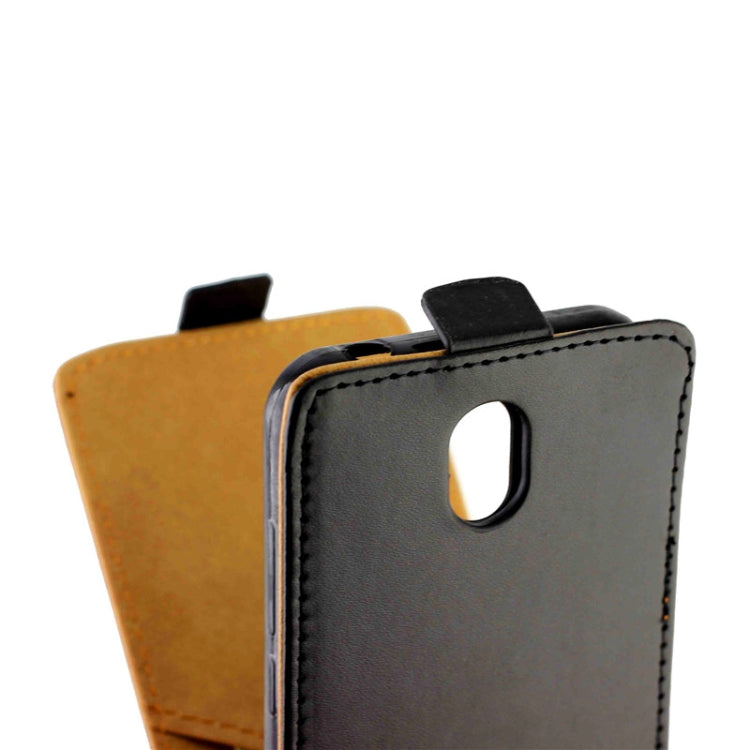 For Nokia1.3 Business Style Vertical Flip TPU Leather Case  with Card Slot(Black)