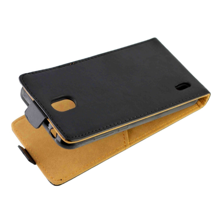 For Nokia1.3 Business Style Vertical Flip TPU Leather Case  with Card Slot(Black)