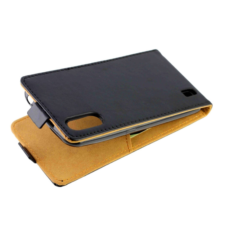 For Samsung Galaxy M01 Business Style Vertical Flip TPU Leather Case  with Card Slot(Black)