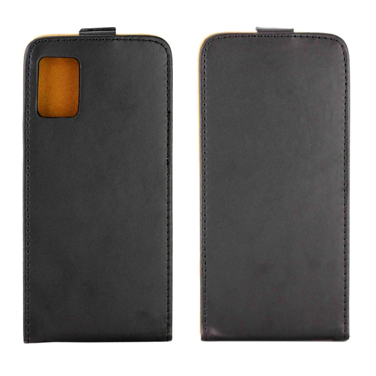 For Samsung Galaxy A51(5G) Business Style Vertical Flip TPU Leather Case  with Card Slot(Black)