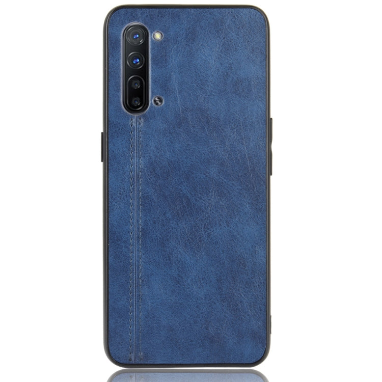 For OPPO K7 5G Shockproof Sewing Cow Pattern Skin PC + PU + TPU Case