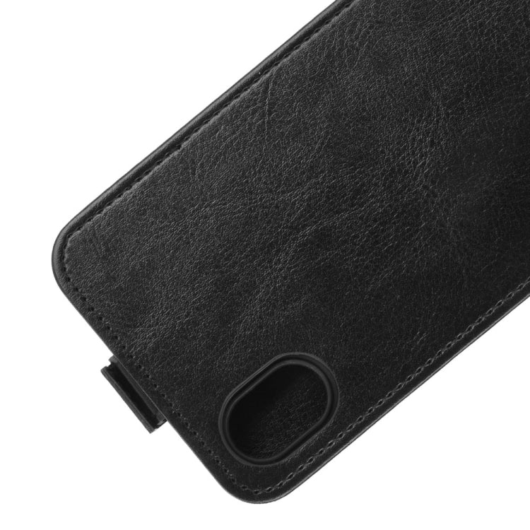 For WIKO Y61 R64 Texture Single Vertical Flip Leather Protective Case with Card Slots & Photo Frame