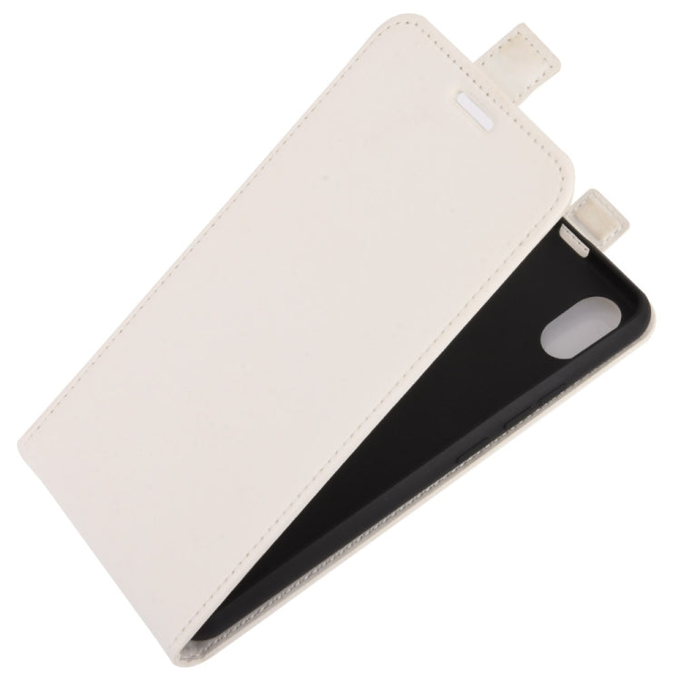 For WIKO Y61 R64 Texture Single Vertical Flip Leather Protective Case with Card Slots & Photo Frame