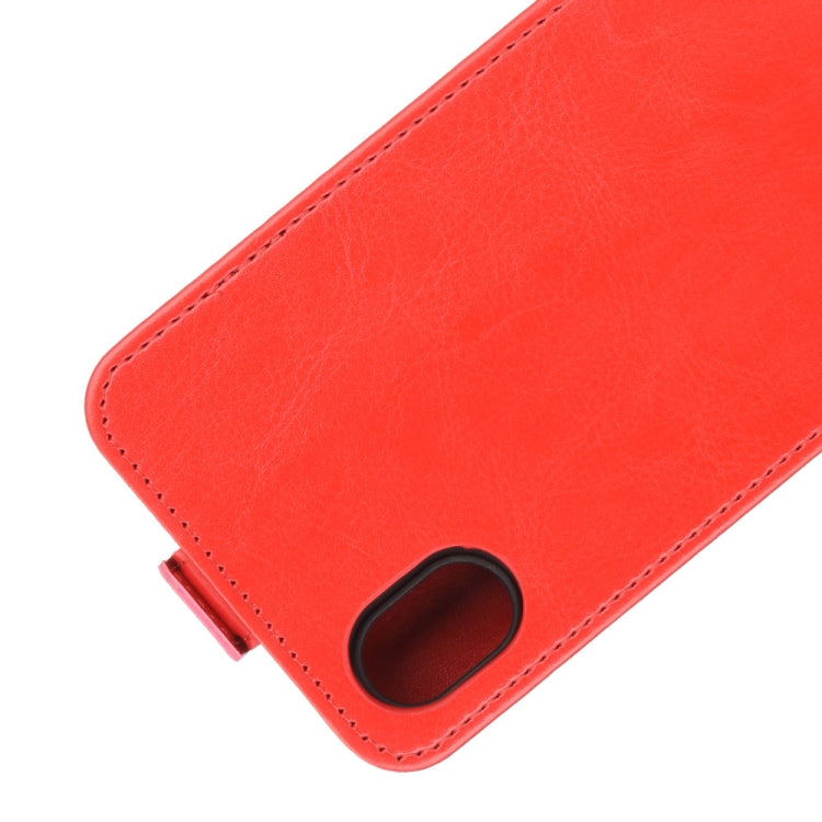 For WIKO Y61 R64 Texture Single Vertical Flip Leather Protective Case with Card Slots & Photo Frame