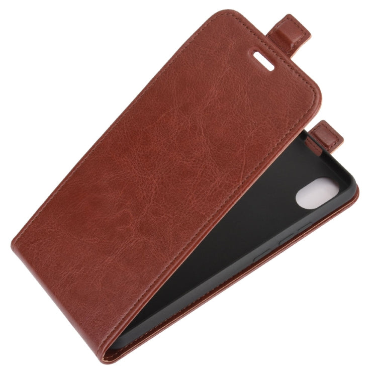 For WIKO Y61 R64 Texture Single Vertical Flip Leather Protective Case with Card Slots & Photo Frame