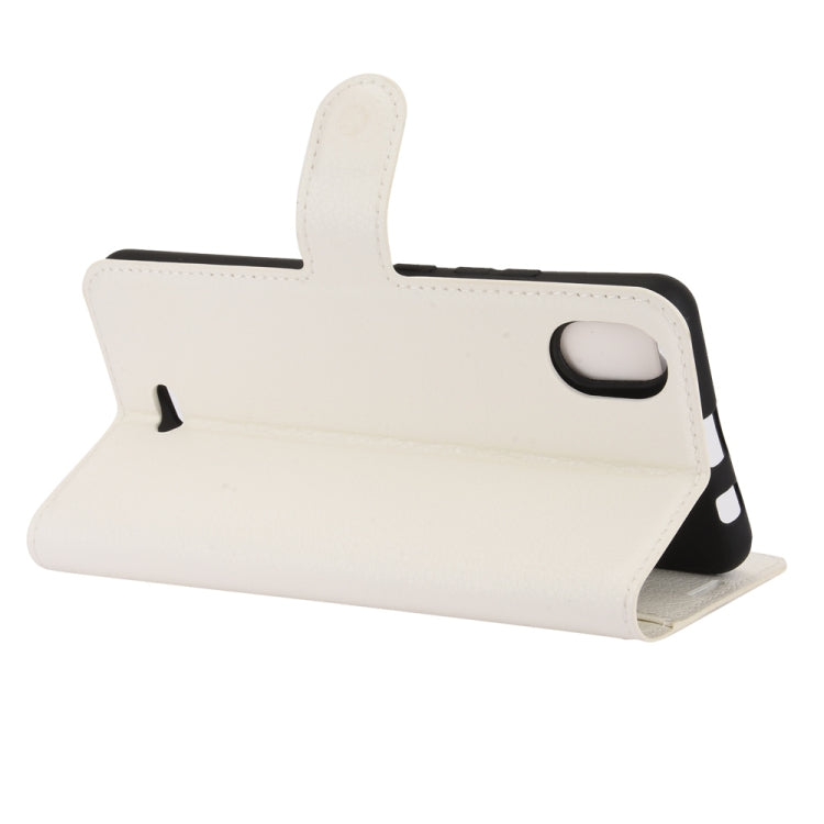 For WIKO Y61 Litchi Texture Horizontal Flip Protective Case with Holder & Card Slots & Wallet