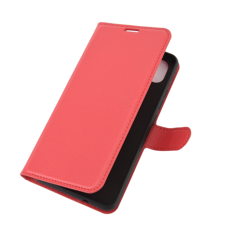For WIKO Y61 Litchi Texture Horizontal Flip Protective Case with Holder & Card Slots & Wallet
