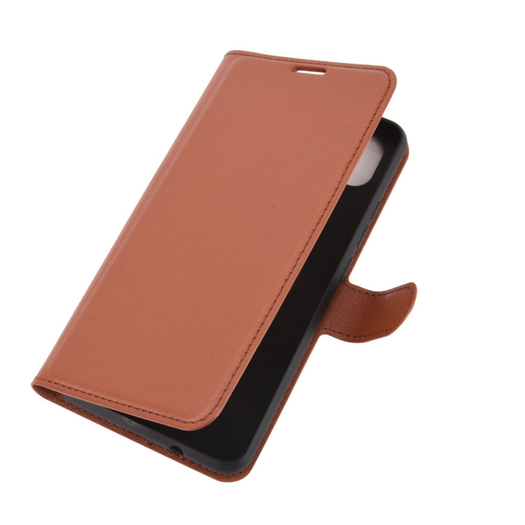 For WIKO Y61 Litchi Texture Horizontal Flip Protective Case with Holder & Card Slots & Wallet
