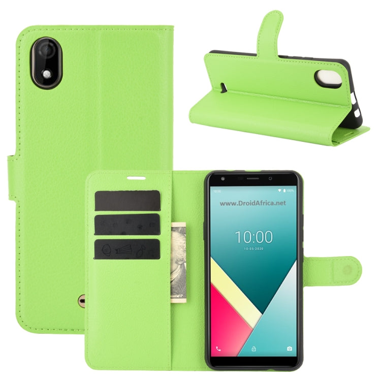 For WIKO Y61 Litchi Texture Horizontal Flip Protective Case with Holder & Card Slots & Wallet
