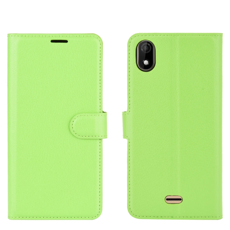 For WIKO Y61 Litchi Texture Horizontal Flip Protective Case with Holder & Card Slots & Wallet
