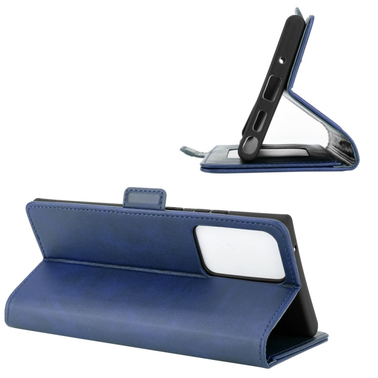 For Samsung Galaxy Note20 Ultra Dual-side Magnetic Buckle Horizontal Flip Leather Case with Holder & Card Slots & Wallet