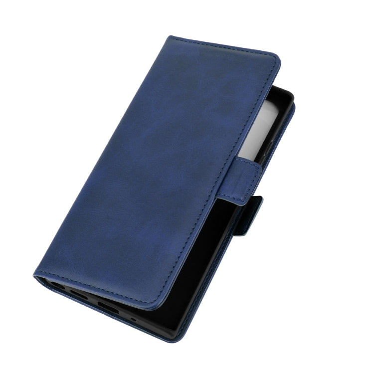 For Samsung Galaxy Note20 Ultra Dual-side Magnetic Buckle Horizontal Flip Leather Case with Holder & Card Slots & Wallet