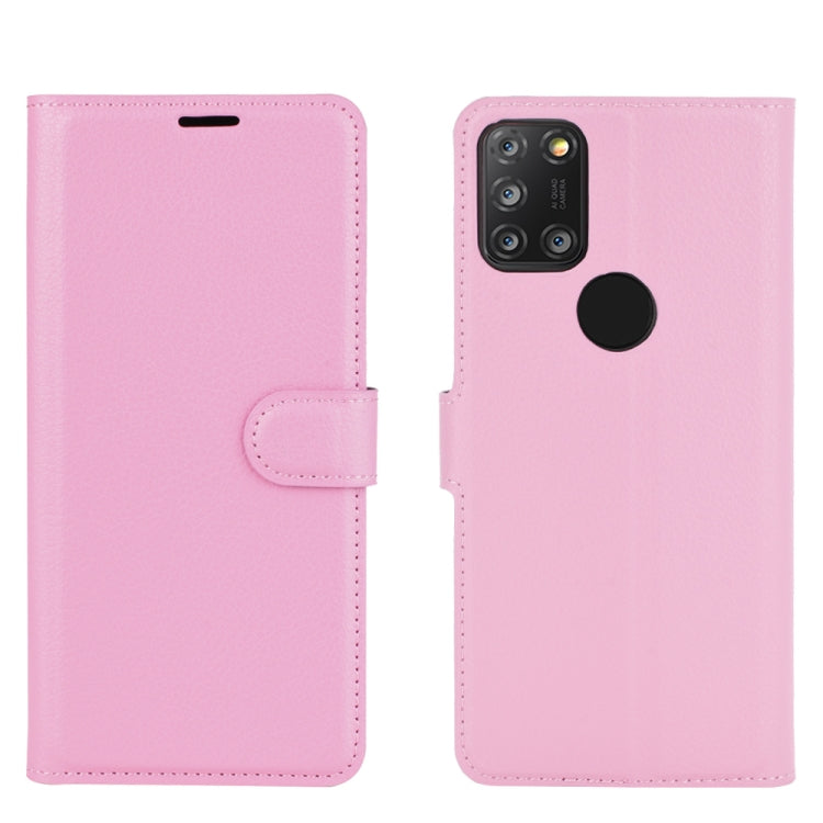 For Alcatel 3X 2020 Litchi Texture Horizontal Flip Protective Case with Holder & Card Slots & Wallet