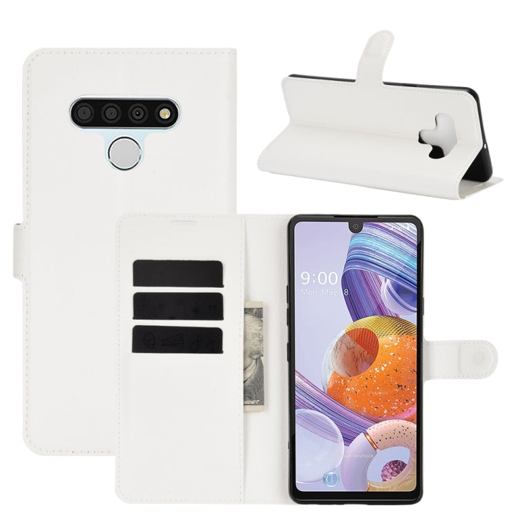 For LG Stylo 6 Litchi Texture Horizontal Flip Protective Case with Holder & Card Slots & Wallet