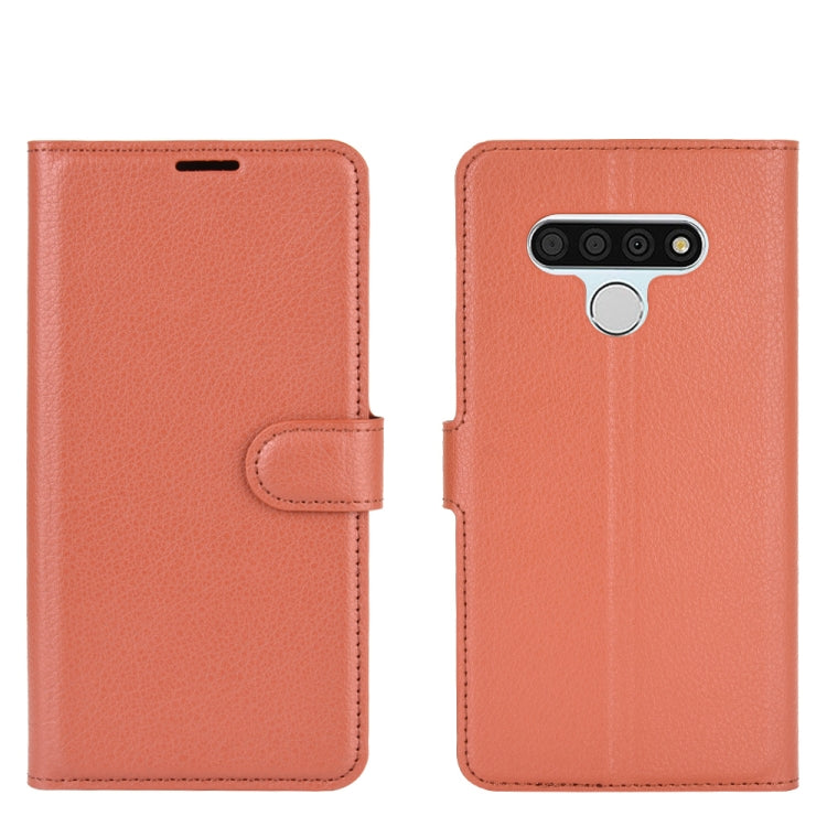 For LG Stylo 6 Litchi Texture Horizontal Flip Protective Case with Holder & Card Slots & Wallet