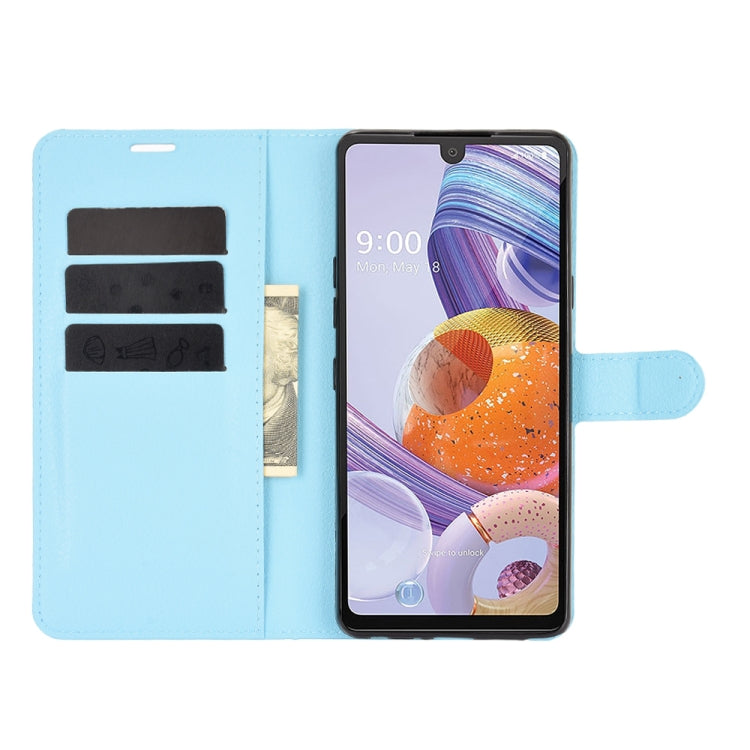 For LG Stylo 6 Litchi Texture Horizontal Flip Protective Case with Holder & Card Slots & Wallet