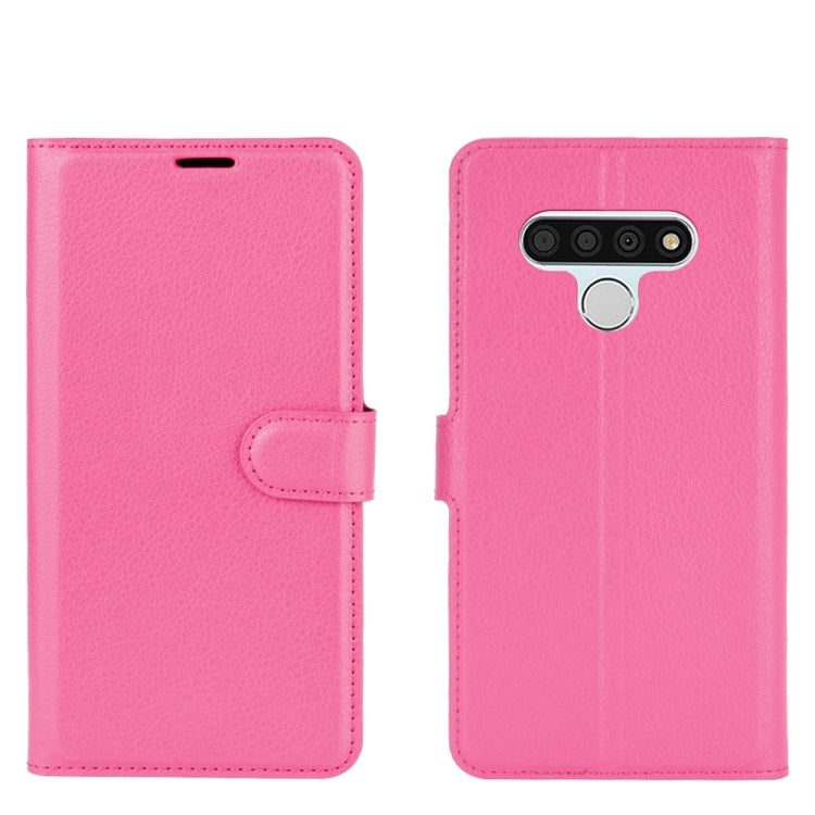 For LG Stylo 6 Litchi Texture Horizontal Flip Protective Case with Holder & Card Slots & Wallet