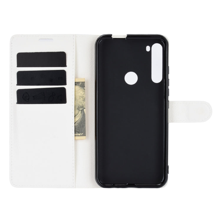 For Motorola One Fusion+ Litchi Texture Horizontal Flip Protective Case with Holder & Card Slots & Wallet