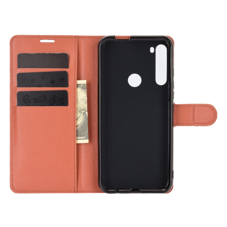 For Motorola One Fusion+ Litchi Texture Horizontal Flip Protective Case with Holder & Card Slots & Wallet