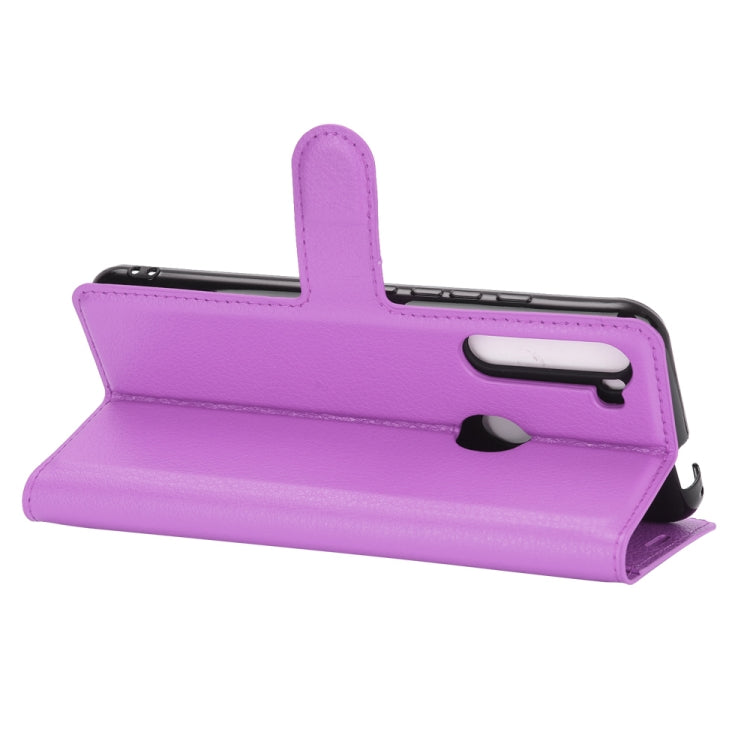 For Motorola One Fusion+ Litchi Texture Horizontal Flip Protective Case with Holder & Card Slots & Wallet