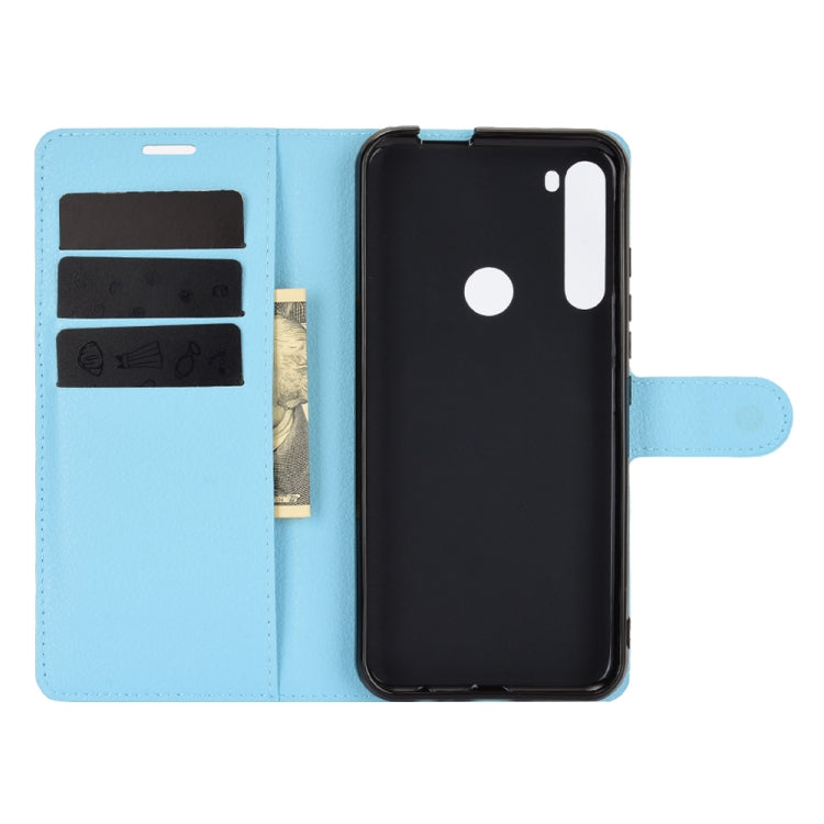 For Motorola One Fusion+ Litchi Texture Horizontal Flip Protective Case with Holder & Card Slots & Wallet