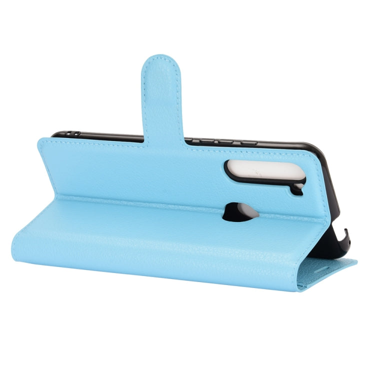 For Motorola One Fusion+ Litchi Texture Horizontal Flip Protective Case with Holder & Card Slots & Wallet