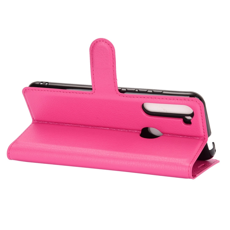 For Motorola One Fusion+ Litchi Texture Horizontal Flip Protective Case with Holder & Card Slots & Wallet