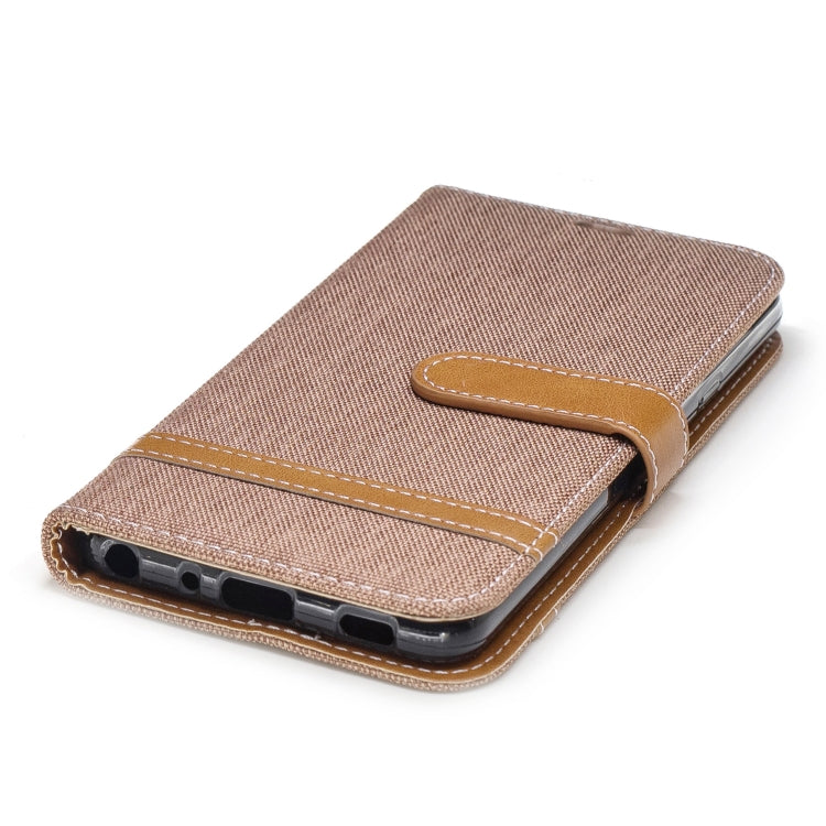Color Matching Denim Texture Leather Case for LG G7, with Holder & Card Slots & Wallet & Lanyard