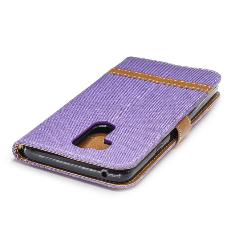 Color Matching Denim Texture Leather Case for LG G7, with Holder & Card Slots & Wallet & Lanyard