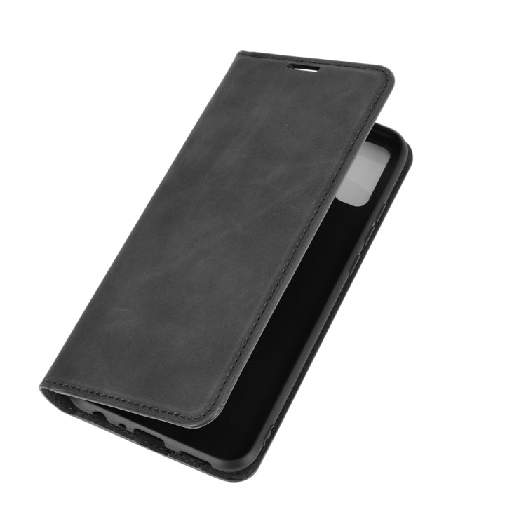 For Huawei Y8S  Retro-skin Business Magnetic Suction Leather Case with Holder & Card Slots & Wallet
