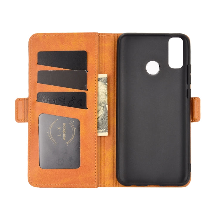 For Huawei Y8S  Dual-side Magnetic Buckle Horizontal Flip Leather Case with Holder & Card Slots & Wallet