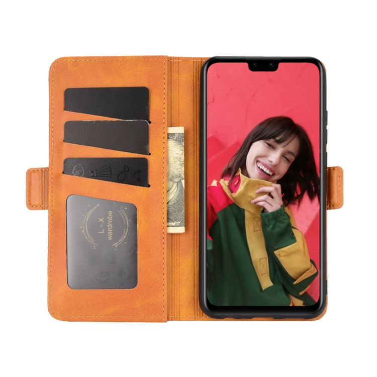 For Huawei Y8S  Dual-side Magnetic Buckle Horizontal Flip Leather Case with Holder & Card Slots & Wallet