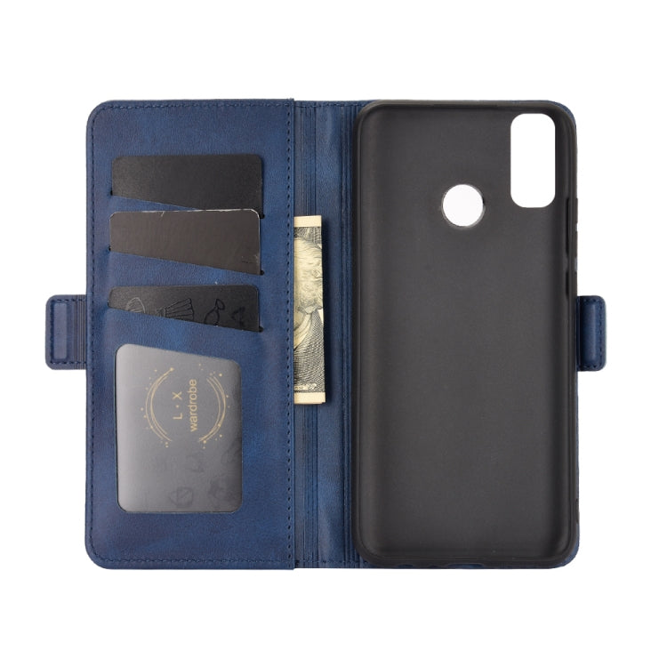 For Huawei Y8S  Dual-side Magnetic Buckle Horizontal Flip Leather Case with Holder & Card Slots & Wallet