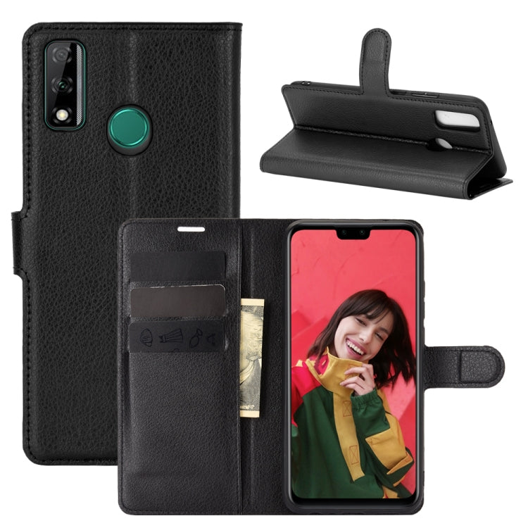 For Huawei Y8S Litchi Texture Horizontal Flip Protective Case with Holder & Card Slots & Wallet